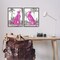 Stupell Industries Neon Pink Leopard 2pc Framed Giclee Set By Melissa Wang